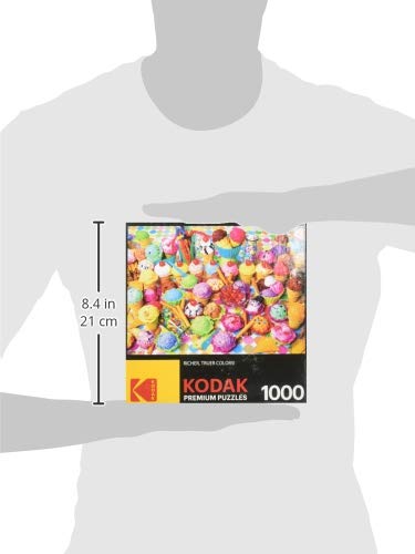 RoseArt - Kodak Premium - Variety of Colorful Ice Cream - 1000 Piece Jigsaw Puzzle for Adults