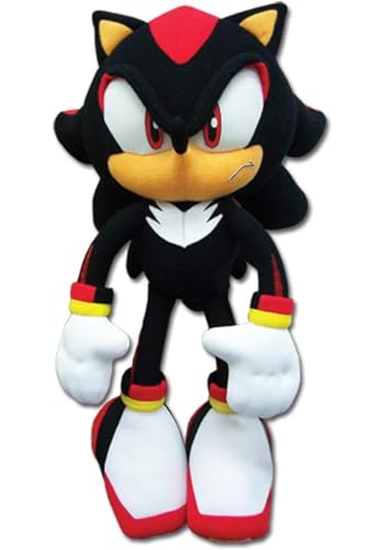 Sonic The Hedgehog New_8967 Great Eastern GE-8967 - Shadow Plush, 12", Multicolor