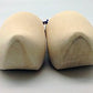 Dutch Clogs Doll Wooden Shoes Pair Natural Wood Finish (4.25") | DutchGiftOutlet