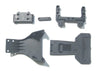Redcat Racing Front Bottom Plate, Rear Bottom Plate, Rear Shock Tower Mount, Front Suspension Mount and Front Suspension Pin Brace Pad