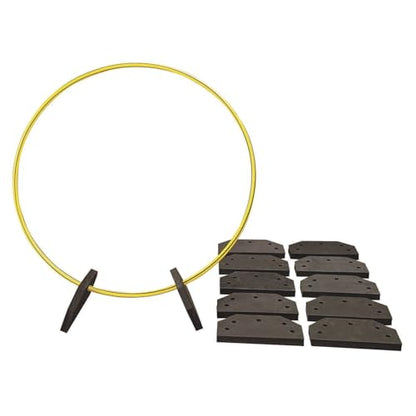 S&S Worldwide Candy-Striped Hoop Holder, Pack of 12