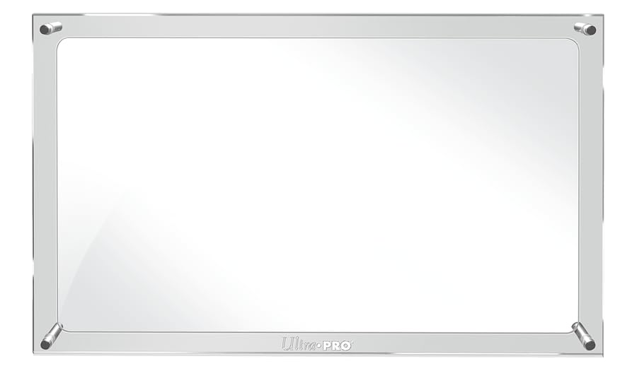 Ultra PRO - Premier Playmat Display, Clear Acid-Free UV-Protected Acrylic Screw-Down Playmat Case, Versatile Showcase Elegant Display for Collector