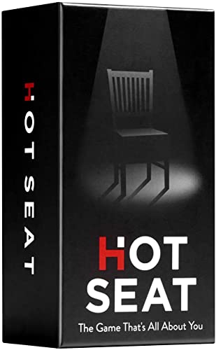 HOT SEAT Party Game - The Family Card Game That's All About You - for Kids,Teens, College Students, Adults + Families - Perfect Christmas White