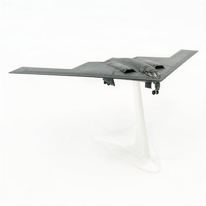 LATUROP 1/200 B-2A Spirit Stealth Bomber, Metal Pre-Assembled Aircraft Model, Military Diecast Airplane with Display Stand for Collection or Gift.