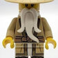 LEGO Ninjago: Sensei Wu Minifigure with Tan Robes Battle Staff and Braided Ponytail