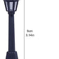 10 Pcs Black Mini Miniature Street Light Model, Railway Train Post Lamps, Black Lamp Outdoor Pathway Lantern Post for Dollhouse Decoration Micro