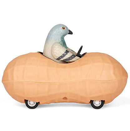 Accoutrements Archie Mcphee Pigeon in a Peanut Pull Back Toy Car (13038)