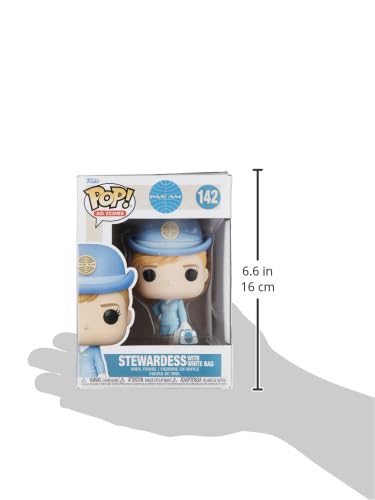 Funko POP Pop! Ad Icons: Pan Am - Stewardess with White Bag, Multicolor, 56816