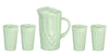 Melody Jane Dollhouse Jadite Jug & Glasses Set Chrysnbon Dining Room Kitchen Accessory