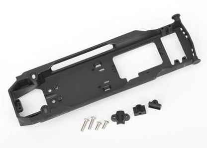 Traxxas 5724R Radio Tray / Retainer, Stuffing Tube Clamp and Hardware (Spartan)