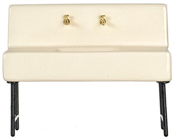 Handley House Dollhouse Miniature Vintage Look Retro Ceramic Sink