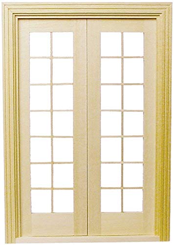 Dollhouse Miniature Classic French Doors