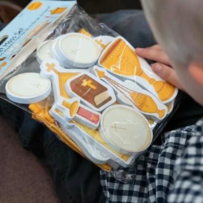 Saintly Heart 21 Piece Quiet Mass Toy Set for Catholic Kids & Toddlers