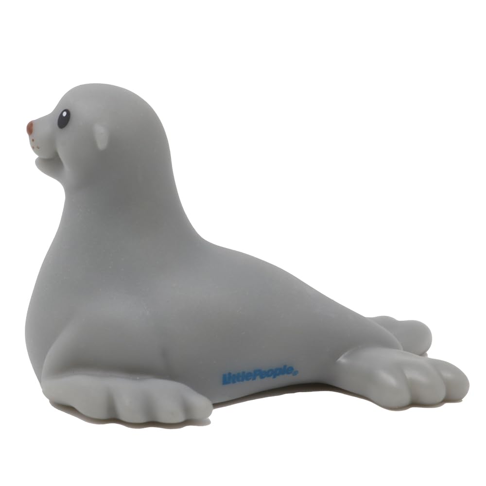 Fisher-Price Replacement Part for Collectible Little People Zoo, Aquarium, Beach or Sea Playset BGN58 - Replacement Gray Seal Figure