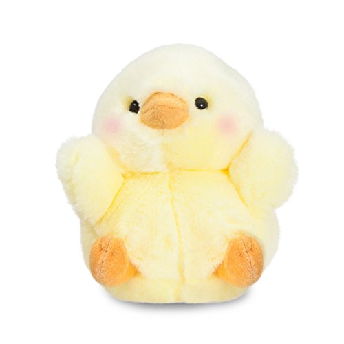 Bundle of 2 Aurora 5" Beanbag Stuffed Animals: Chickadee Chick and Bunbun Bunny