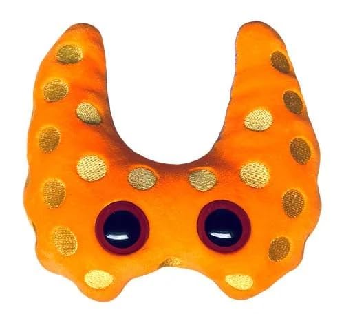 GIANTmicrobes Graves' Disease Plush, Thyroid Stuffed Animal, Thyroid Surgery Recovery Gifts, Thyroid Health, Endocrinologist Gift, Endocrinology Gift