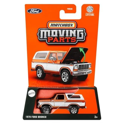 Matchbox Moving Parts 1978 Ford Bronco, Burnt Orange