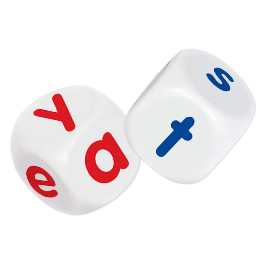 Junior Learning Roll a Word Dice - 10-Piece Spelling & Phonics Game