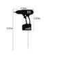 24PCS Tools Cupcake Topper?Wrench Hammer Drill Pliers Handsaw Tape Measure Screwdriver Construction Tools Cake Decorating?Boys Men Birthday Cake