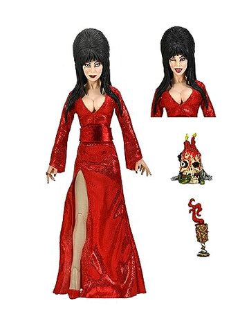 NECA - Elvira - 8” Clothed Action Figure - “Red, Fright, and Boo”