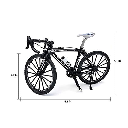 JAMOR Bicycle Model Mountain Bike Toy Racing Toy 1:10 Simulation Bikes Mini Bike Model Zinc Alloy Racing Home Decoration Crafts Miniature Finger