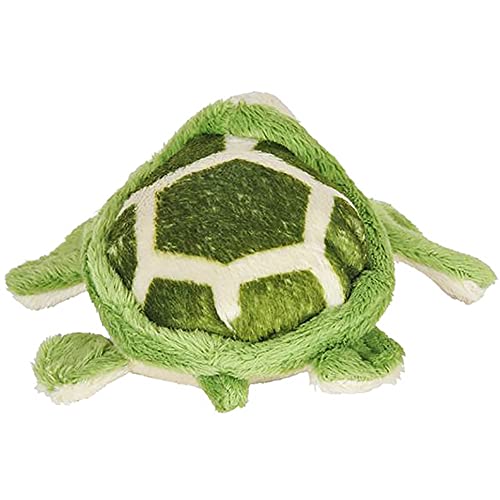 The Dreidel Company Zoo Animal Beanie, Soft Cozy Stuffed Zoo Animal with Hard Plastic Eyes Toy for Kids, 5" (Sea Turtle Beanie)