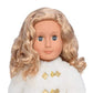 Our Generation - Halia - 18-Inch Doll - Blonde Hair & Blue Eyes - Faux-Fur Outfit - Holiday Theme - Toy for Kids 3 Years +