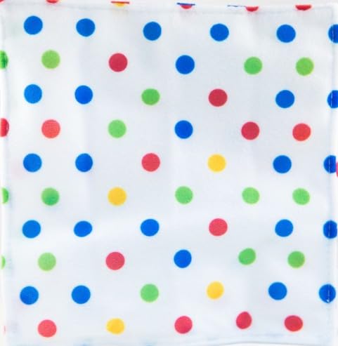 Baby Paper-2 Pack of Crinkly, Sensory Toys, White/Black Dot & Multi Color Polka Dot