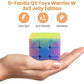 D-FantiX QY Toys Warrior W 3x3 Speed Cube Jelly 3x3x3 Magic Cube Puzzles
