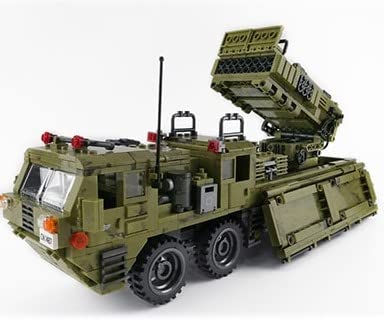 General Jim's Military Brick Building Set - WW2 Military Scorpion Heavy Missile Truck Vehicle for World War 2, History and Building Blocks Enthusiasts
