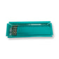 Ready Covers Lucite Mahjong Premium Set - Tiles, Holders, and Storage Acrylic Box Included (Turqouise w White Cover)