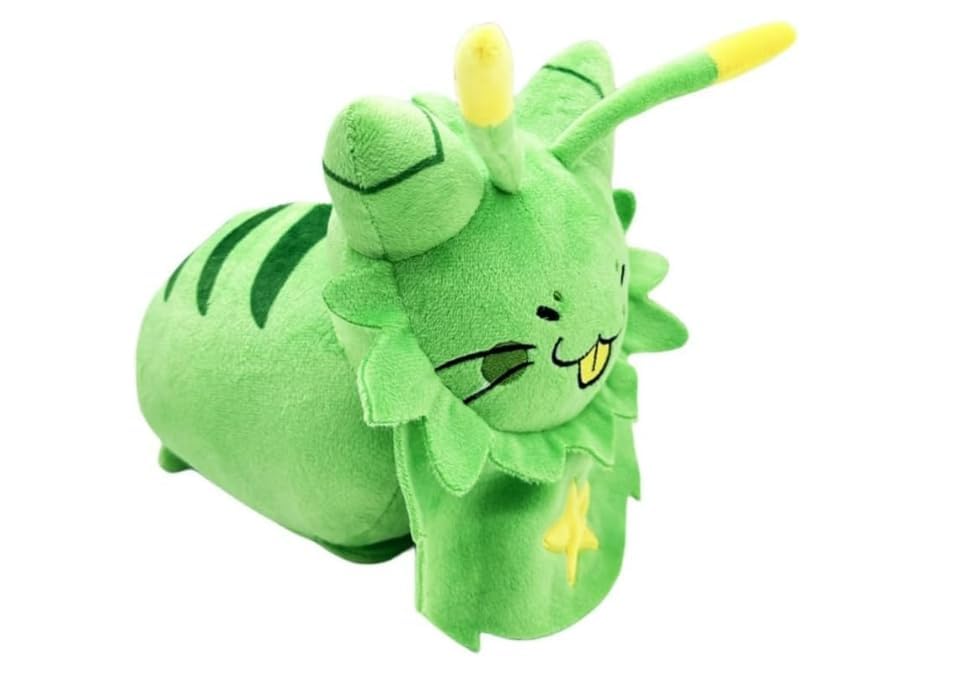 HQRYSH Gnarpy Plush, Regretavator Gnarpy Alien Cat Plush Toys Give Fans and Friends Beautifully Plushie Doll Gifts (Green)