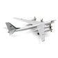 LATUROP Tu-95MS Military Bomber Model, 1:200 Scale Metal Diecast Airplane Displays, Alloy Simulation Aircraft Models for Gift and Collection.