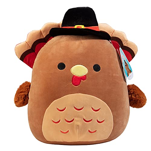 Squishmallows 12" Terry The Turkey Pilgrim - Thanksgiving Official Kellytoy - Cute and Soft Plush Stuffed Animal Toy - Great Gift for Kids - Ages 2+