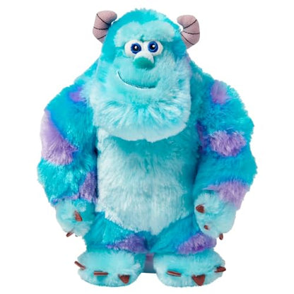 Disney Store Official Sulley Medium Soft Toy for Kids, Cuddly Character with Fuzzy Texture and Embroidered Details, Disney Plushy Suitable for All