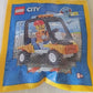 LEGO City: Airport Construction Worker Minifigure with Service Car