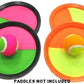 YMCtoys Replacement Sticky Balls for Toss and Catch Sport Game, Hook and Loop, Refill Pack of 6