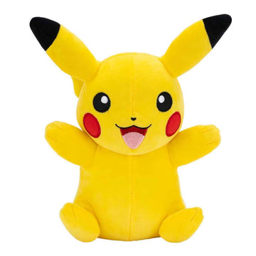 Pokemon Plush Pikachu - 20 cm high - Yellow/red - Official Pokémon Plush Toy for Kids 2+ Years