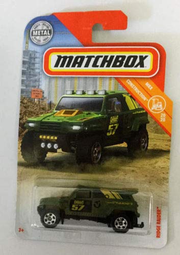 Matchbox 2018 Basic Vehicle MBX Construction - Ridge Raider [Dark Green]