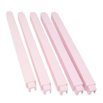 Replacement Parts for Barbie Doll Dreamhouse Doll House Playset HMX10 - Replacement Set of 5 Five Pink Columns