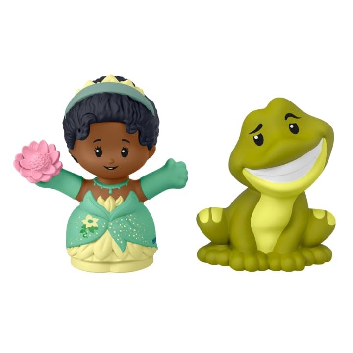 Fisher-Price Little People Disney Princess Toddler Toys Bundle of 6 Figure Packs with Rapunzel, Ariel, Moana, Snow White, and More (Pack of 6)