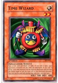 Yu-Gi-Oh! - Time Wizard (SDJ-015) - Starter Deck Joey - 1st Edition - Common