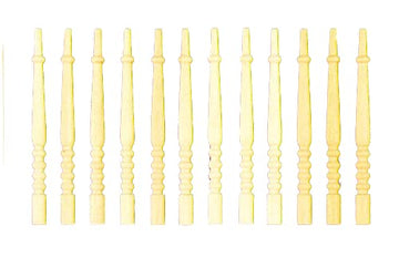 Dolls House Miniature DIY Builders Timber Merchants Staircase Spindles Balusters