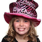 StoryBook Wishes One Size Hot Pink/Zebra Birthday Cake Party Hat