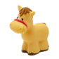 Fisher-Price Replacement Part for Collectible Little People Stable Barn Animal Sounds Farm Playset K7925 - Replacement Tan Horse Figure with Brown