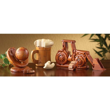 CHH Beer Mug Wood 3D Brain Teasers Puzzle
