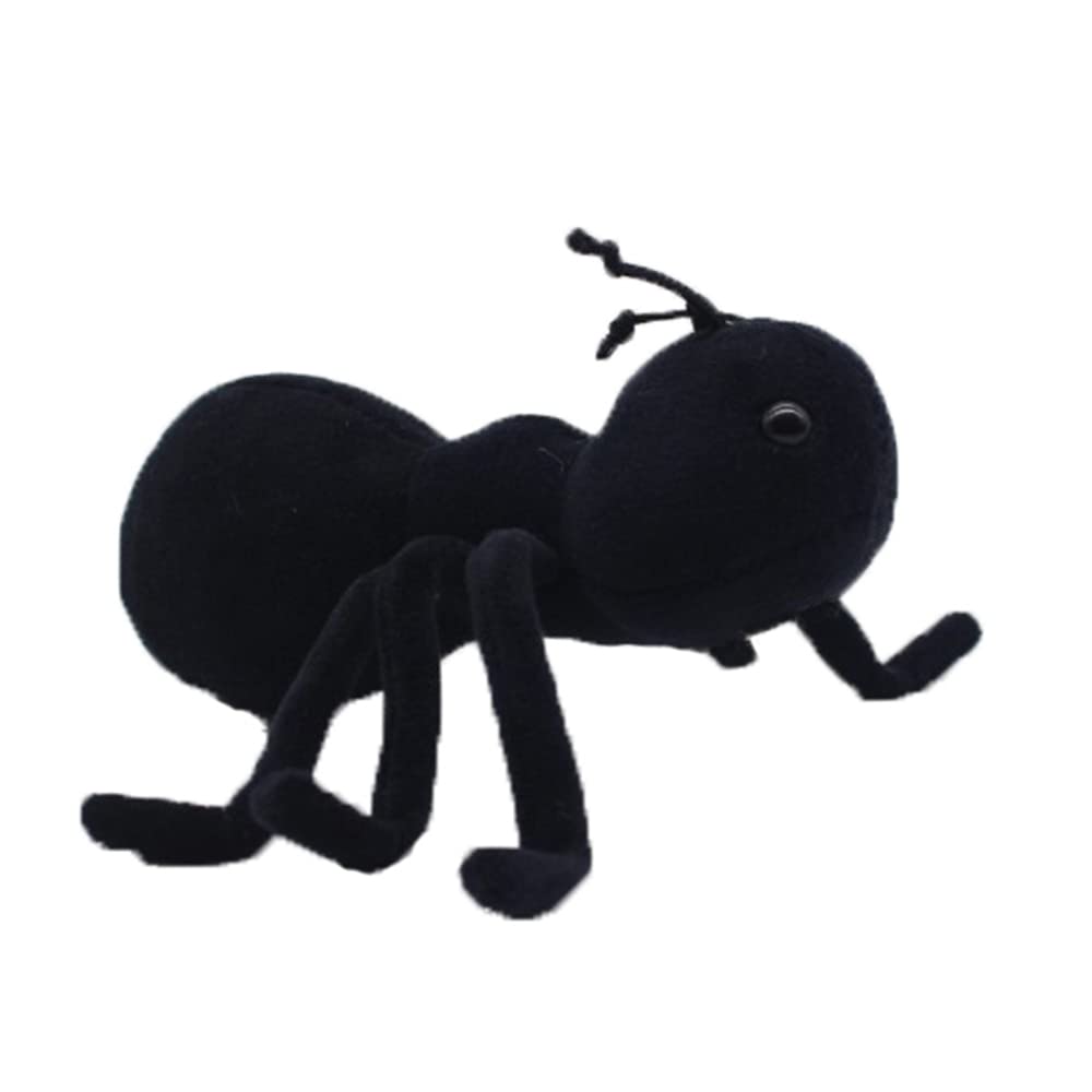 JIANEEXSQ Soft Realistic Ant Stuffed Animal Insect Plush Toy, Lifelike Ant Plush Doll, Birthday Gift for Kids (Small)