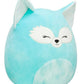 Squishmallows Plush 16 inch Dabney The Teal Fox - Childs Ultra Soft Stuffed Toy