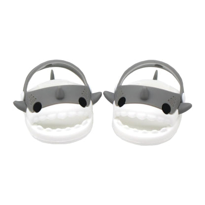 niannyyhouse 20cm Plush Doll Shark Shoes Sandals Slippers 8in Soft Stuffed Plush Toy Accessories Dress Up (Gray)