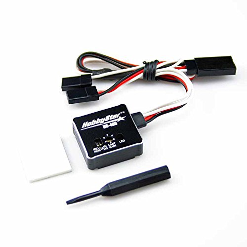 HobbyStar HS-400 Gyro, Adjustable Stability Control System, Drift-Assist - Black